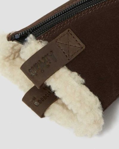 Botas Dr Martens Toddler Juney Suede Faux Fur Lined Para Niños DR6431F